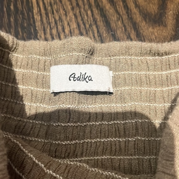 Adika ruffled mini skirt in army green size xs - Picture 2 of 2